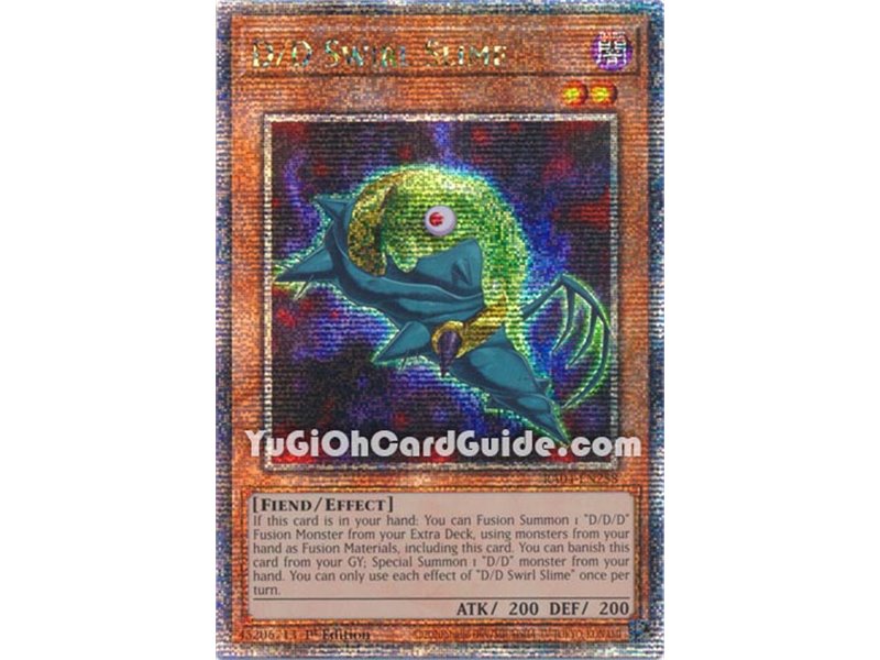 D/D Swirl Slime (Quarter Century Secret Rare)