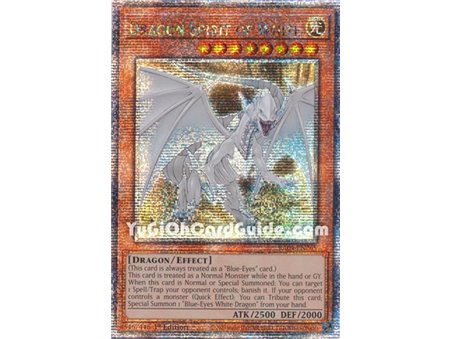 Dragon Spirit of White (Quarter Century Secret Rare)