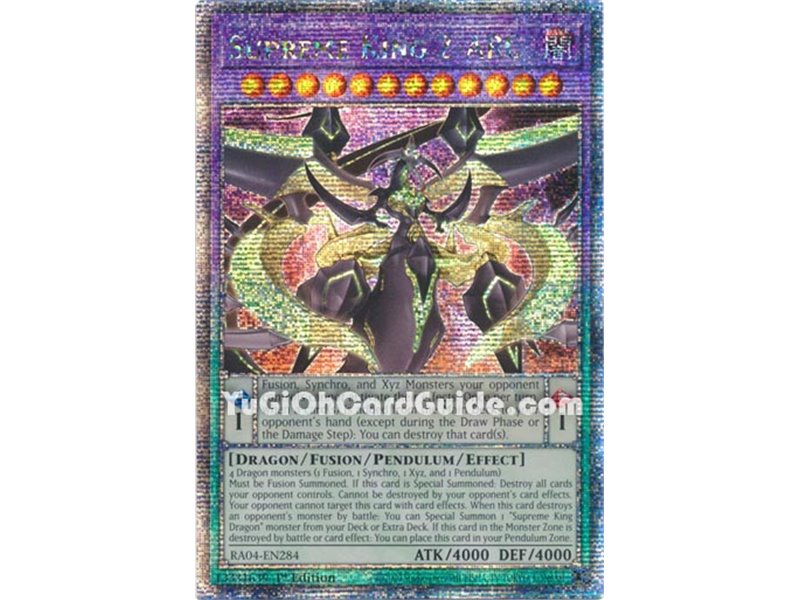 Supreme King Z-ARC (Quarter Century Secret Rare)