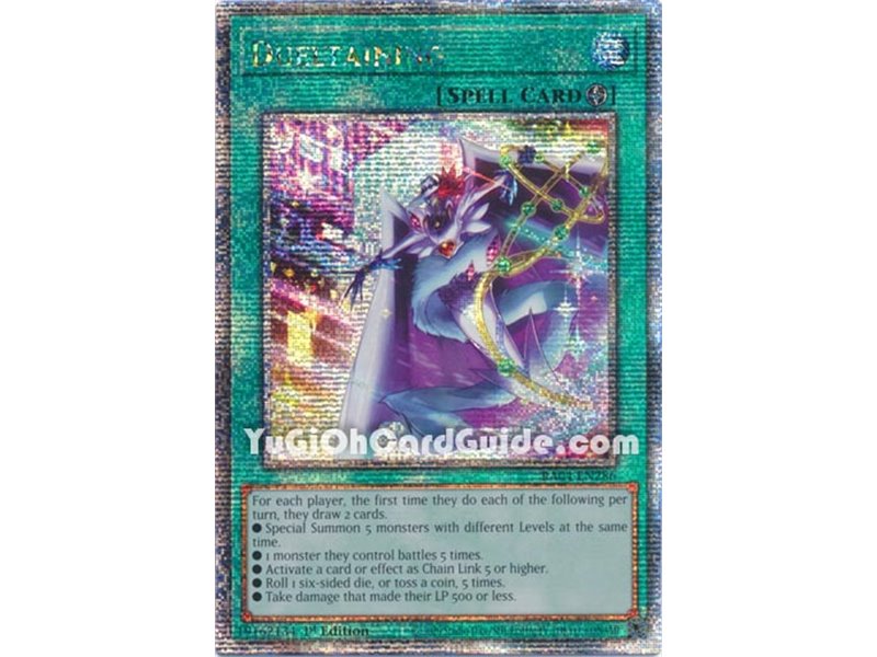 Dueltaining (Platinum Secret Rare)