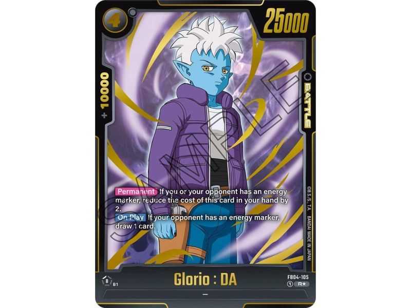 Glorio : DA (Rare) (Alternate Art) – FB04 Ultra Limit | Carta DRAGON BALL en México