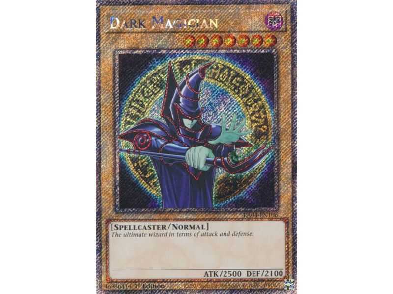 Dark Magician (9th Artwork) (Platinum Secret Rare) – YGO Quarter Century Stampede | Carta YUGIOH en México