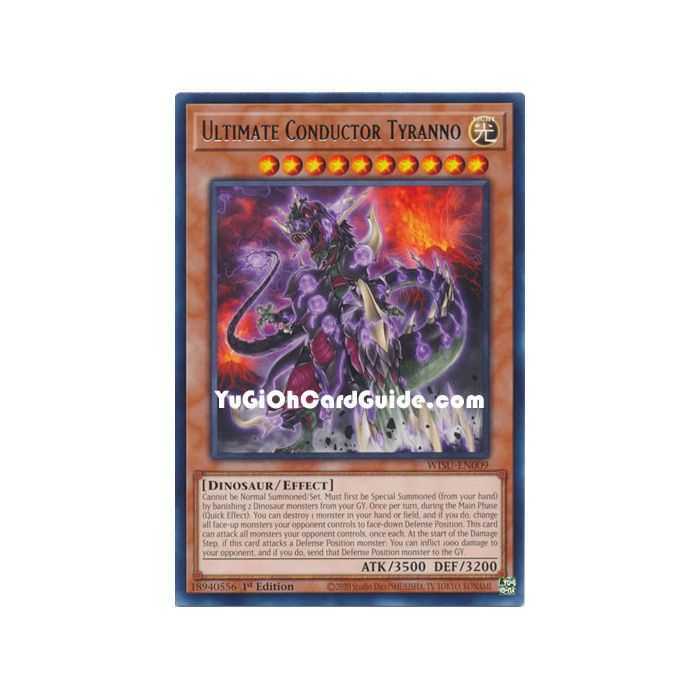 Ultimate Conductor Tyranno (Collector Rare) – Wild Survivors | Carta YUGIOH en México