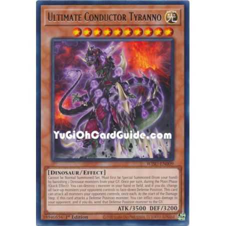Ultimate Conductor Tyranno (Collector Rare) – Wild Survivors | Carta YUGIOH en México