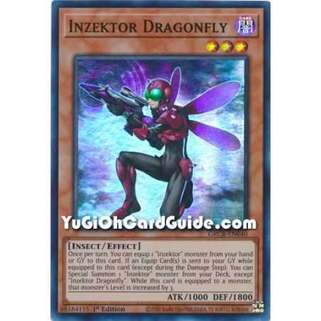 Inzektor Dragonfly (Collector's Rare) – The Grand Creators | Carta YUGIOH en México