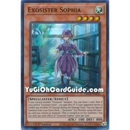 Exosister Sophia (Collector's Rare) – The Grand Creators | Carta YUGIOH en México