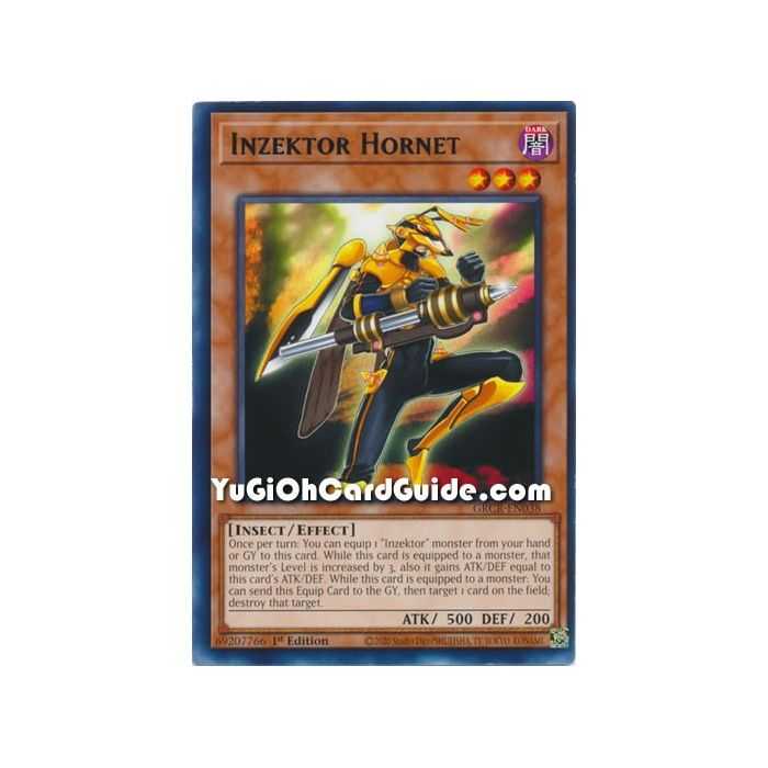 Inzektor Hornet (Collector's Rare) – The Grand Creators | Carta YUGIOH en México