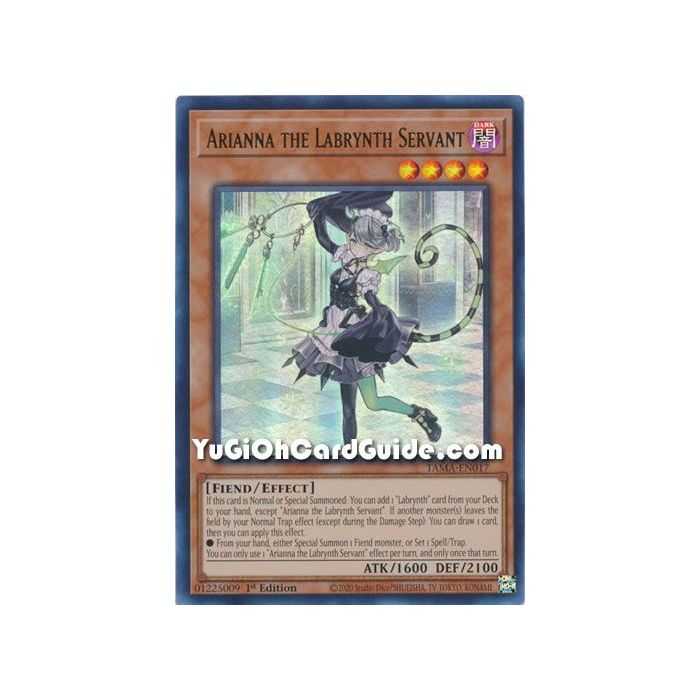 Arianna the Labrynth Servant (Collector's Rare) – Tactical Masters | Carta YUGIOH en México