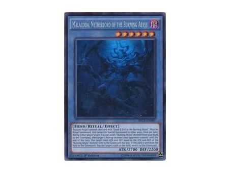 Malacoda, Netherlord of the Burning Abyss (Ghost Rare) – Secrets of Eternity | Carta YUGIOH en México