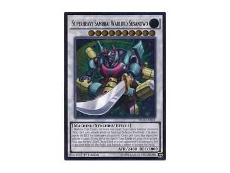 Superheavy Samurai Warlord Susanowo (Ultimate Rare) – Secrets of Eternity | Carta YUGIOH en México