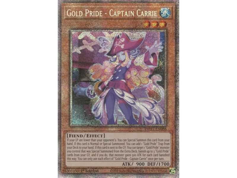 Gold Pride - Captain Carrie (Starglith Rare) – Photon Hipernova | Carta YUGIOH en México