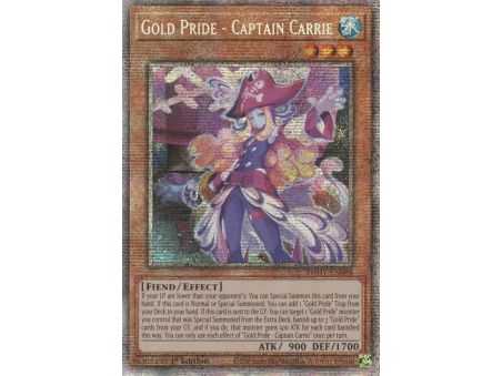 Gold Pride - Captain Carrie (Starglith Rare) – Photon Hipernova | Carta YUGIOH en México