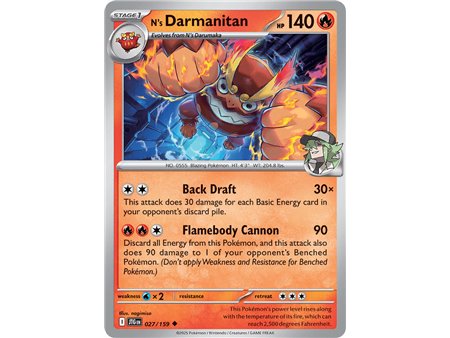 N's Darmanitan (Uncommon)
