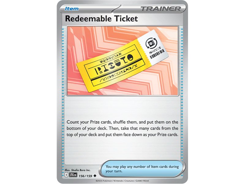 Redeemable Ticket (Uncommon)