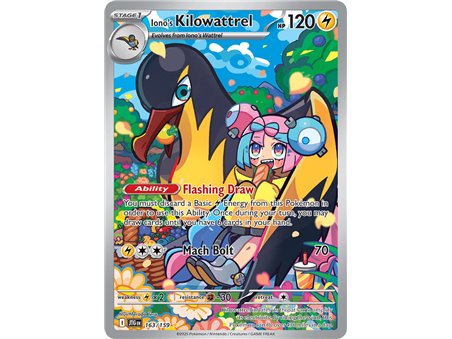Iono's Kilowattrel (Illustrario Rare)
