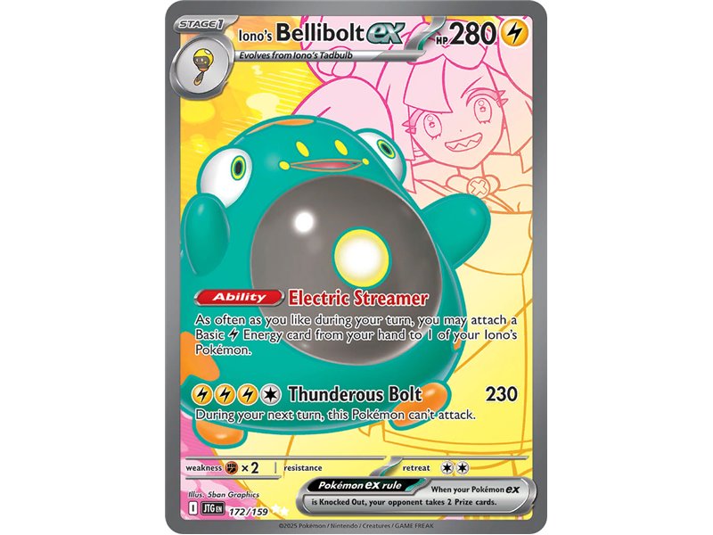 Iono's Bellibolt ex (Full Art)