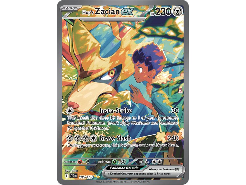 Hop's Zacian ex (Special Illustrarior Rare)