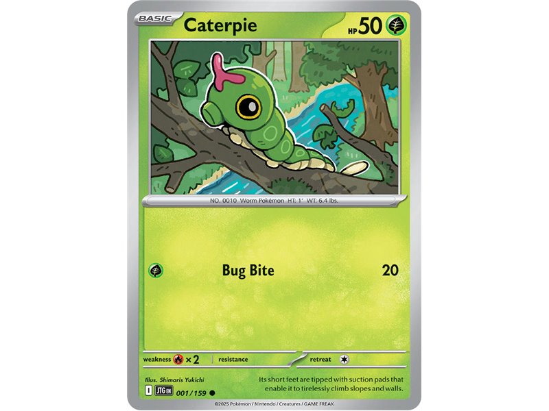 Caterpie (Common/Reverse Holofoil)