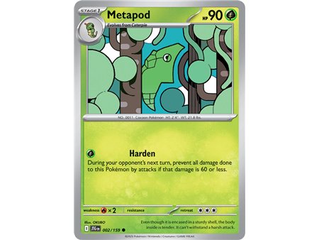 Metapod (Common/Reverse Holofoil)