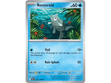 Remoraid (Common/Reverse Holofoil)