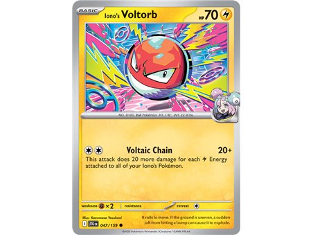 Iono's Voltorb (Common/Reverse Holofoil)