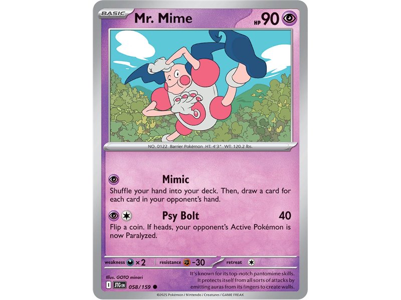 Mr. Mime (Common/Reverse Holofoil)