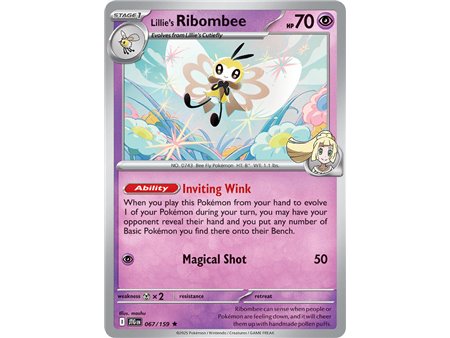 Lillie's Ribombee (Rare/Reverse Holofoil)