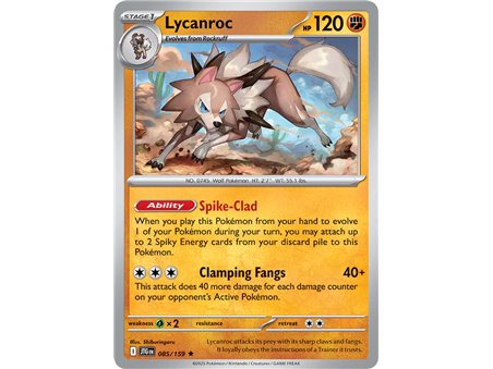 Lycanroc (Rare/Reverse Holofoil)