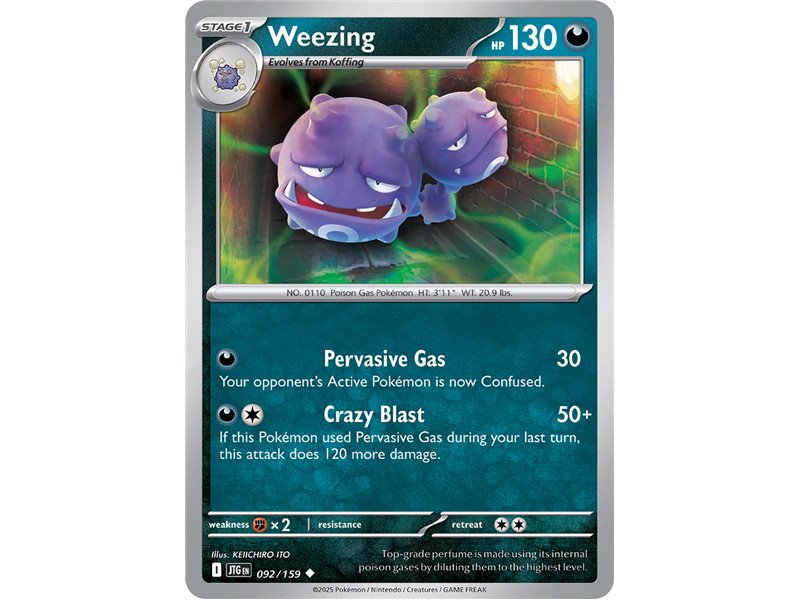 Weezing (Uncommon/Reverse Holofoil)