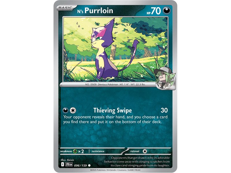 N's Purrloin (Common/Reverse Holofoil)