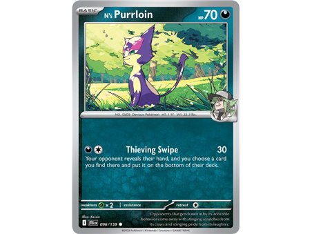N's Purrloin (Common/Reverse Holofoil)