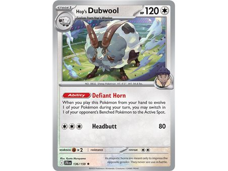 Hop's Dubwool (Rare/Reverse Holofoil)