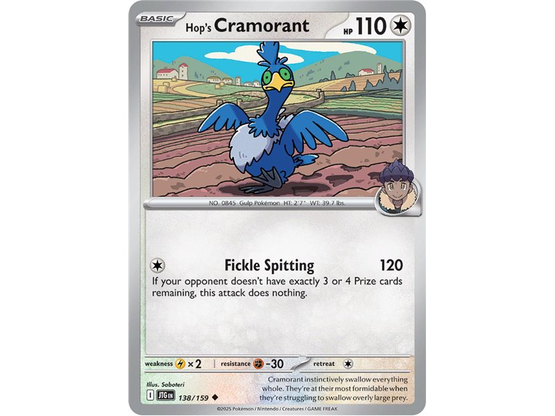 Hop's Cramorant (Uncommon/Reverse Holofoil)