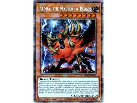 Alpha, the Master of Beasts (Starlight Rare) – Phantom Rage | Carta YUGIOH en México