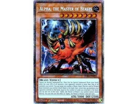 Alpha, the Master of Beasts (Starlight Rare) – Phantom Rage | Carta YUGIOH en México