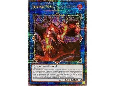 Promethean Princess, Bestower of Flames (Quarter Century Secret Rare) – Phantom Nightmare | Carta YUGIOH en México