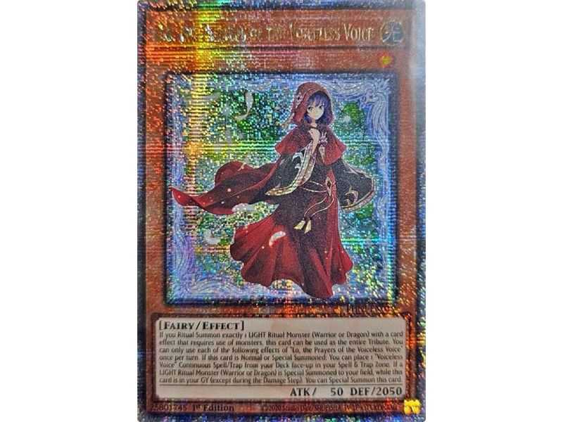 Lo, the Prayers of the Voiceless Voice (Quarter Century Secret Rare) – Phantom Nightmare | Carta YUGIOH en México
