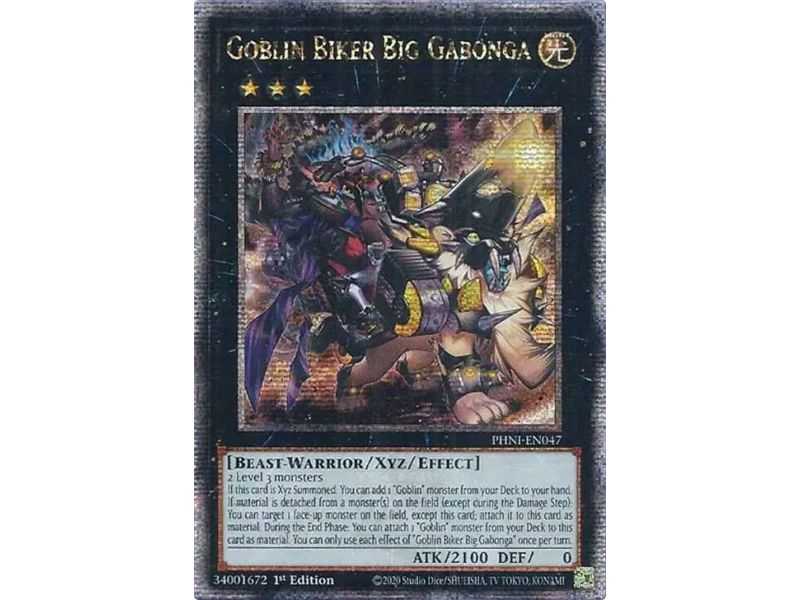 Goblin Biker Big Gabonga (Quarter Century Secret Rare) – Phantom Nightmare | Carta YUGIOH en México