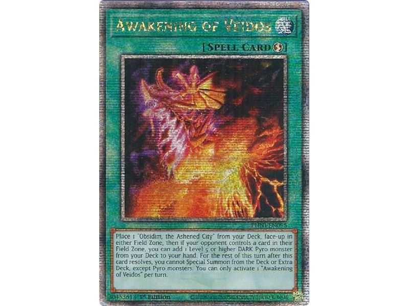Awakening of Veidos (Quarter Century Secret Rare) – Phantom Nightmare | Carta YUGIOH en México
