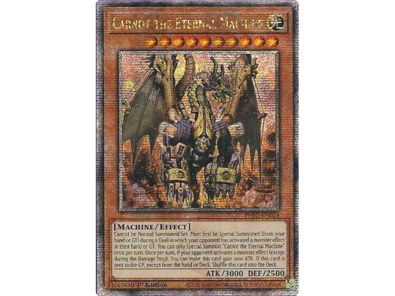 Carnot the Eternal Machine (Quarter Century Secret Rare) – Phantom Nightmare | Carta YUGIOH en México