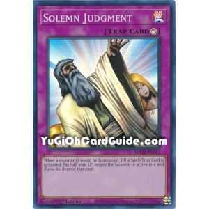 Solemn Judgment (Collector's Rare) – Maze of Memories | Carta YUGIOH en México