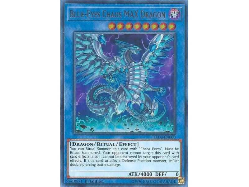 Blue-Eyes Chaos MAX Dragon (Ultra Rare) – Legendary Duelist White Dragon Abyss | Carta YUGIOH en México
