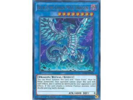 Blue-Eyes Chaos MAX Dragon (Ultra Rare) – Legendary Duelist White Dragon Abyss | Carta YUGIOH en México
