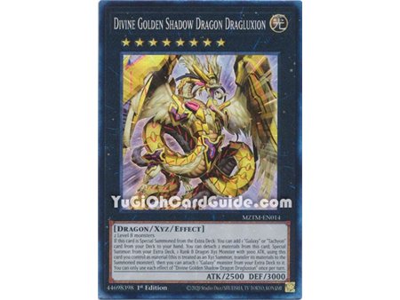 Divine Golden Shadow Dragon Dragluxion (Ultra Rare)