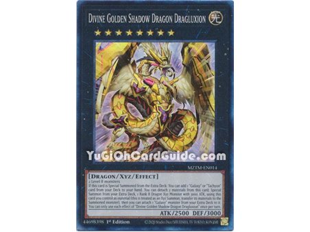 Divine Golden Shadow Dragon Dragluxion (Collector's Rare)
