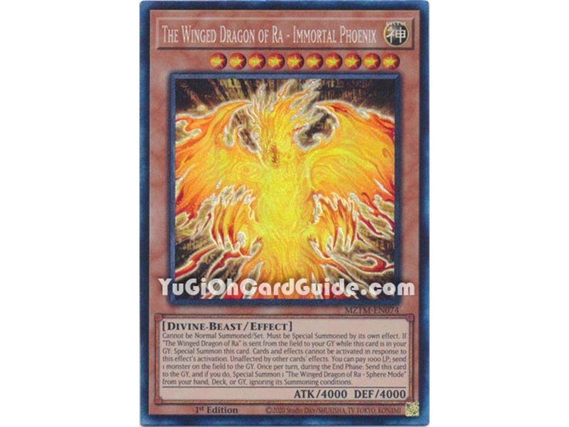 The Winged Dragon of Ra - Immortal Phoenix (Collector's Rare)