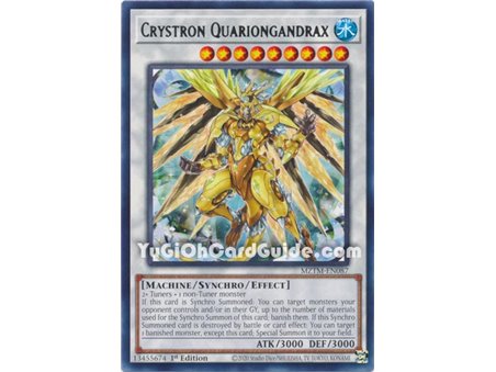 Crystron Quariongandrax (Rare)