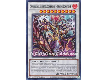Swordsoul Sinister Sovereign - Qixing Longyuan (Rare)