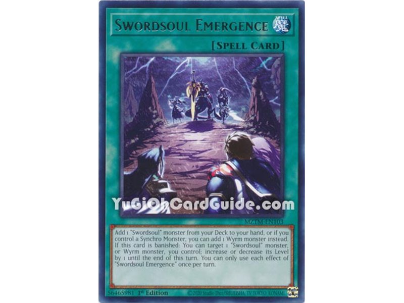 Swordsoul Emergence (Rare)