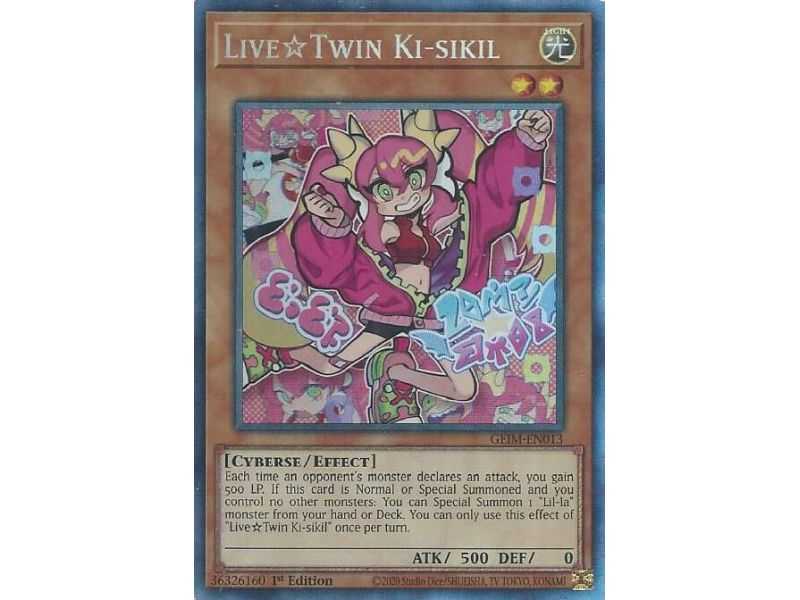 Live*Twin Ki-sikil (Collector's Rare) – Genesis Impact | Carta YUGIOH en México